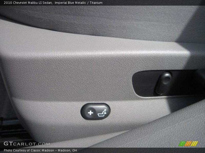 Imperial Blue Metallic / Titanium 2010 Chevrolet Malibu LS Sedan