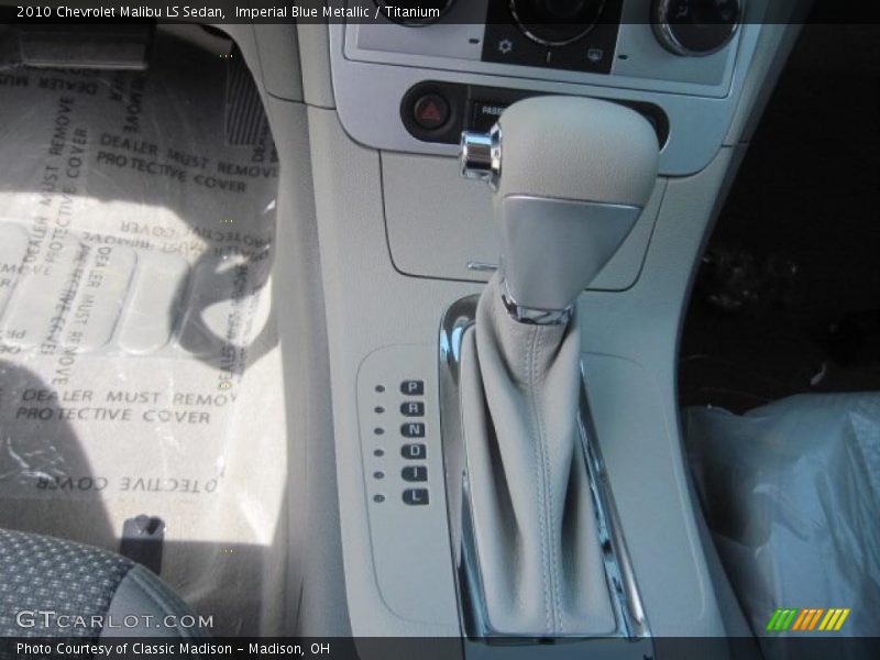 Imperial Blue Metallic / Titanium 2010 Chevrolet Malibu LS Sedan