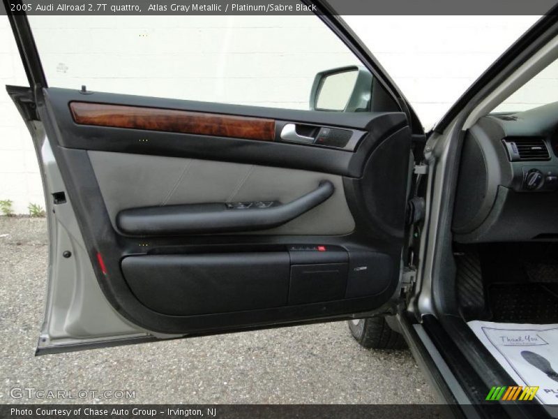 Atlas Gray Metallic / Platinum/Sabre Black 2005 Audi Allroad 2.7T quattro