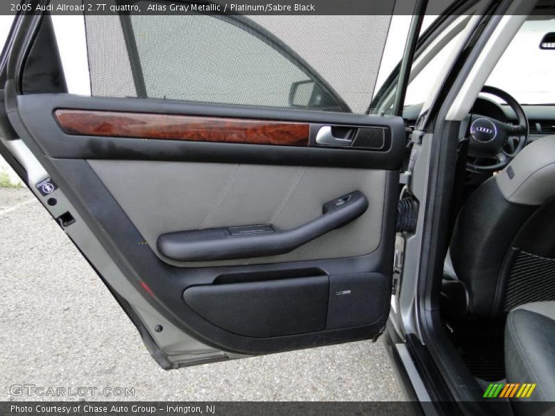 Atlas Gray Metallic / Platinum/Sabre Black 2005 Audi Allroad 2.7T quattro