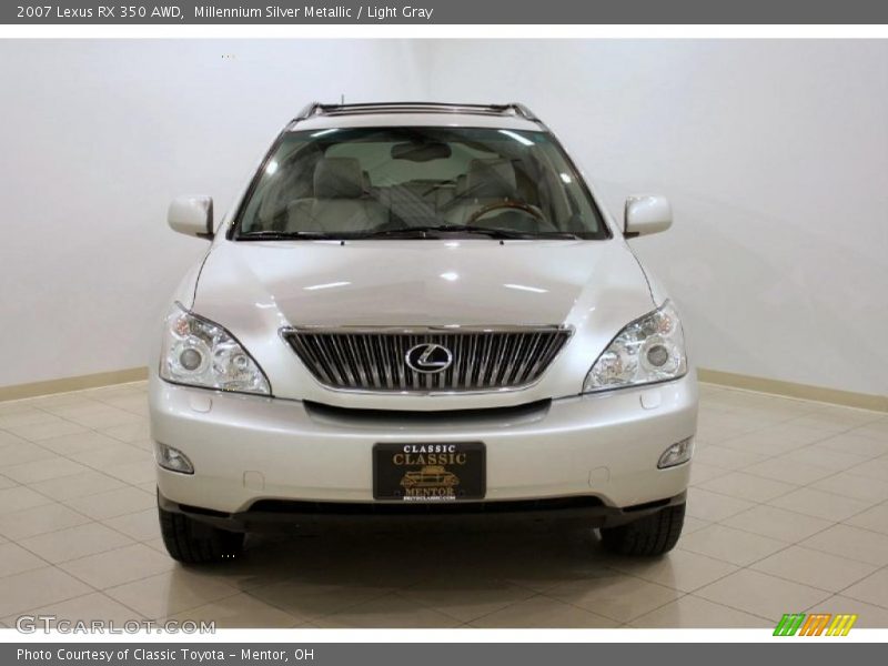 Millennium Silver Metallic / Light Gray 2007 Lexus RX 350 AWD