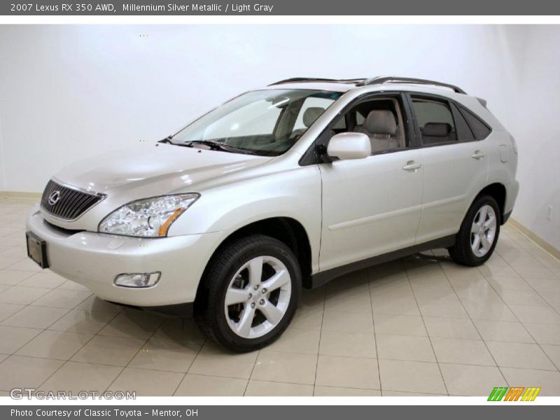 Millennium Silver Metallic / Light Gray 2007 Lexus RX 350 AWD