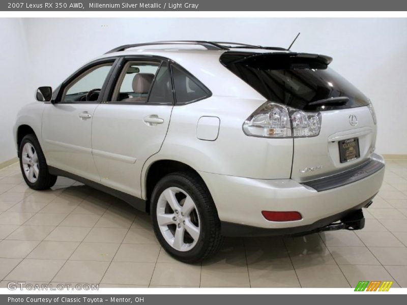 Millennium Silver Metallic / Light Gray 2007 Lexus RX 350 AWD