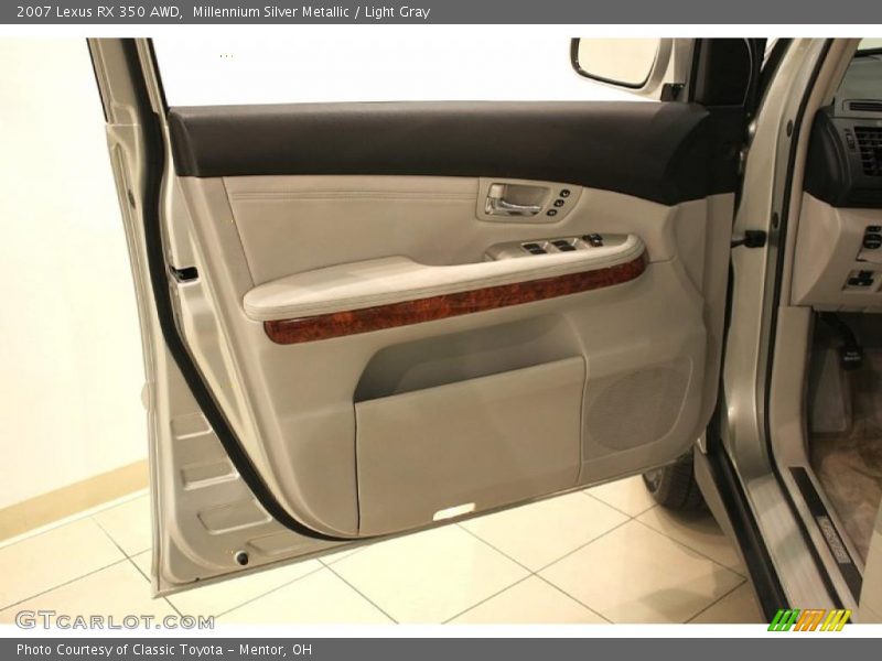Millennium Silver Metallic / Light Gray 2007 Lexus RX 350 AWD