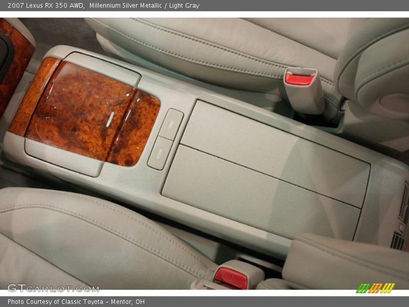 Millennium Silver Metallic / Light Gray 2007 Lexus RX 350 AWD