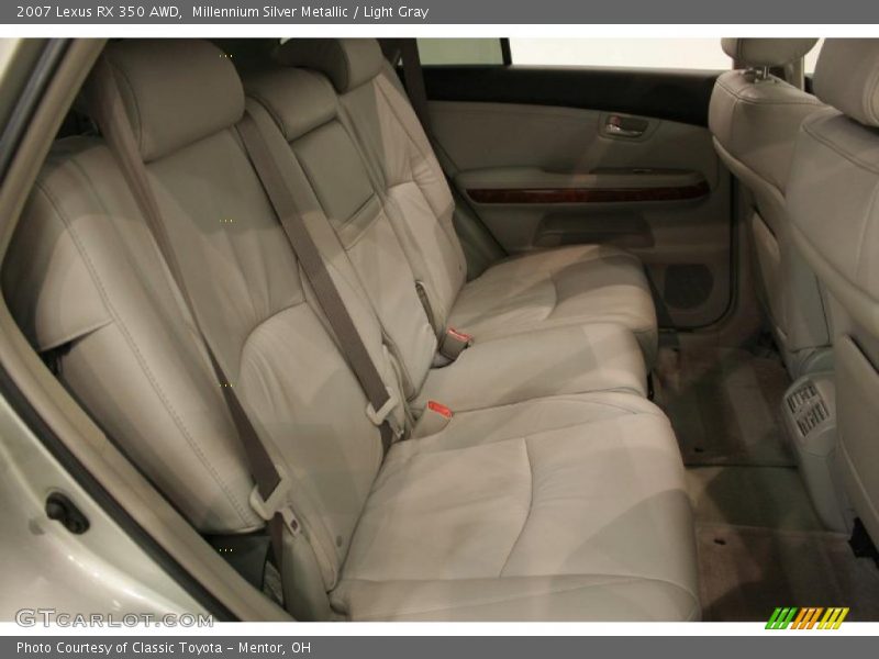 Millennium Silver Metallic / Light Gray 2007 Lexus RX 350 AWD