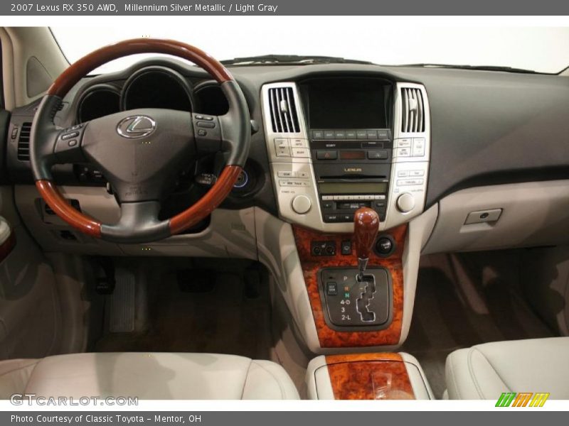 Millennium Silver Metallic / Light Gray 2007 Lexus RX 350 AWD