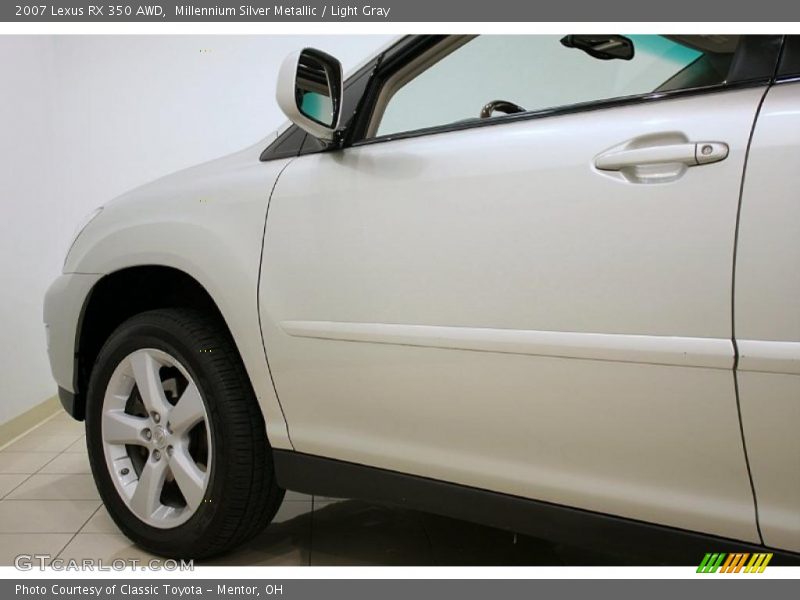 Millennium Silver Metallic / Light Gray 2007 Lexus RX 350 AWD