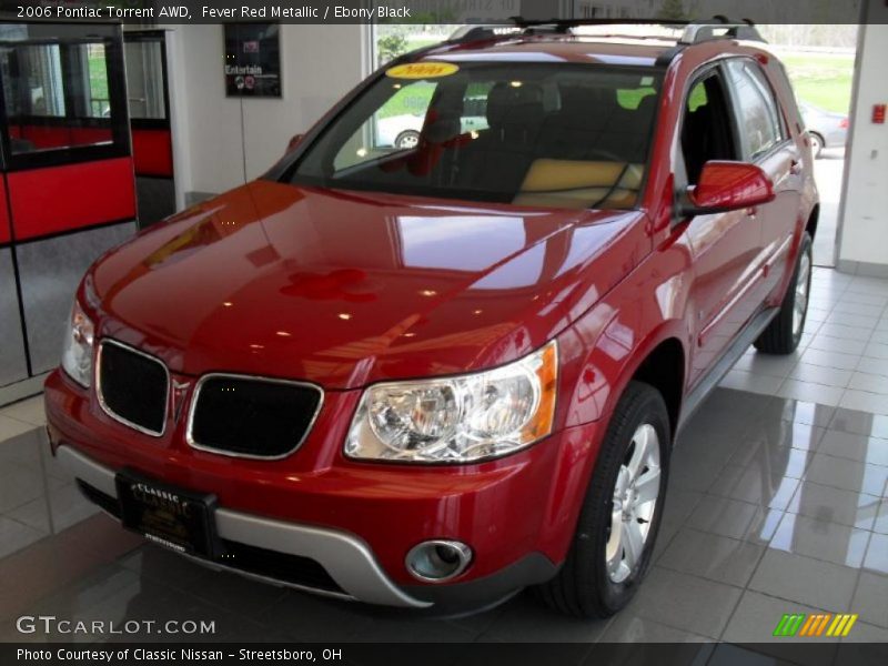 Fever Red Metallic / Ebony Black 2006 Pontiac Torrent AWD