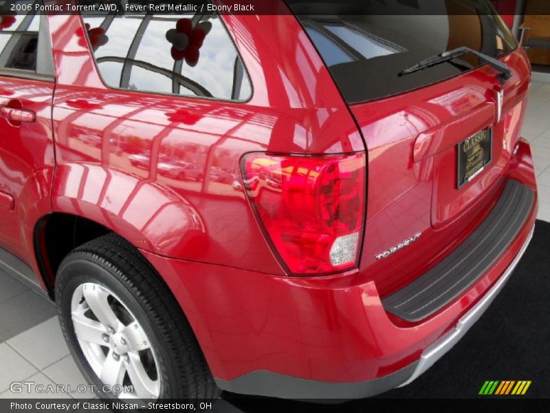 Fever Red Metallic / Ebony Black 2006 Pontiac Torrent AWD