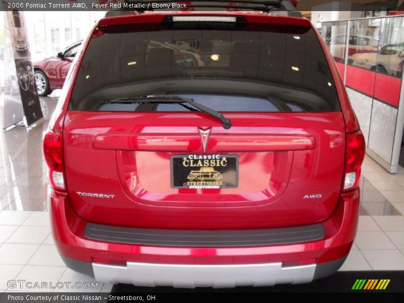 Fever Red Metallic / Ebony Black 2006 Pontiac Torrent AWD