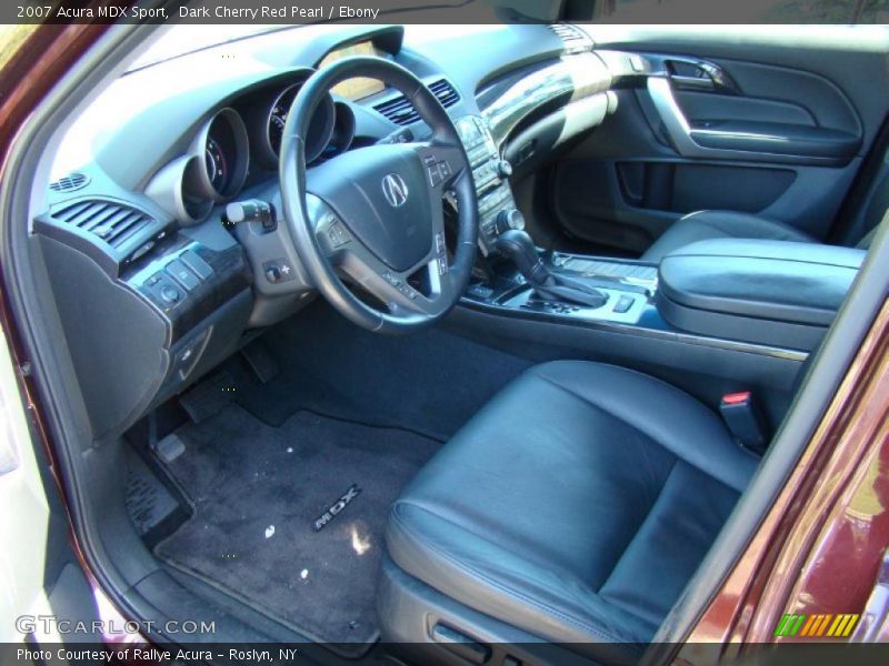 Dark Cherry Red Pearl / Ebony 2007 Acura MDX Sport
