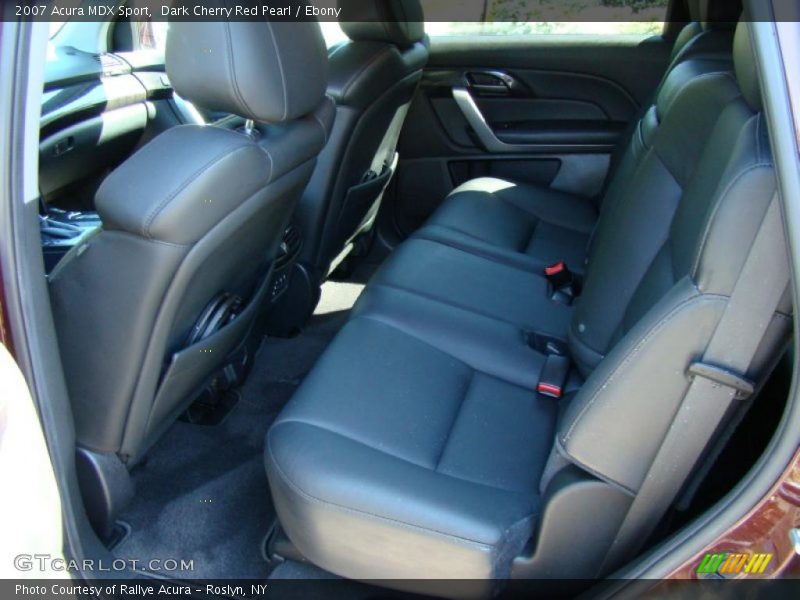 Dark Cherry Red Pearl / Ebony 2007 Acura MDX Sport