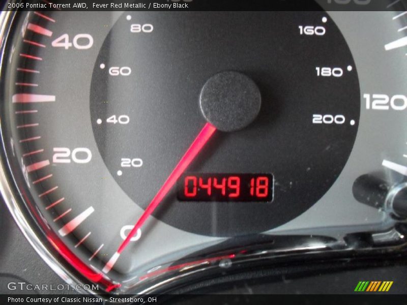 Fever Red Metallic / Ebony Black 2006 Pontiac Torrent AWD