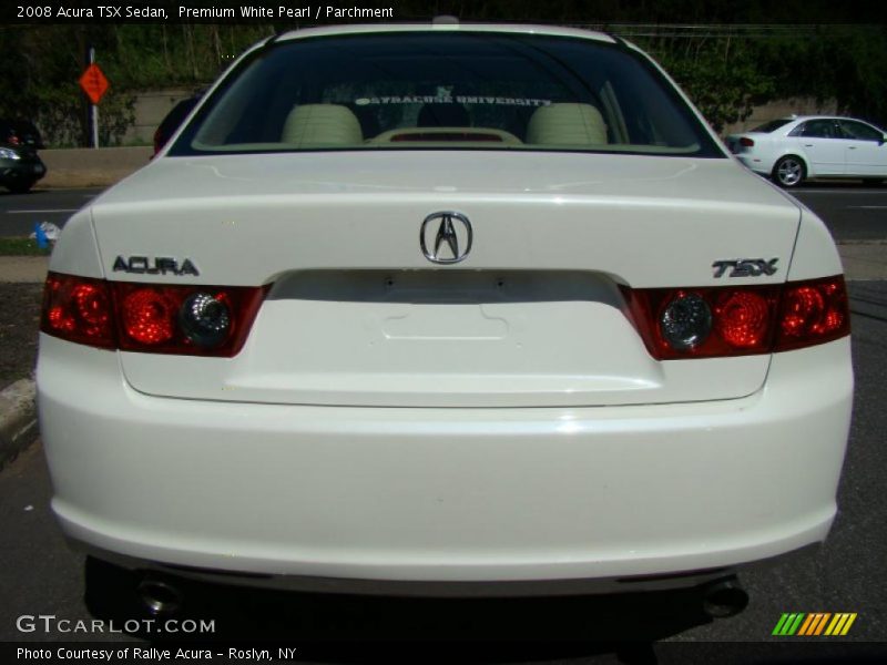 Premium White Pearl / Parchment 2008 Acura TSX Sedan