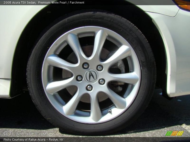 Premium White Pearl / Parchment 2008 Acura TSX Sedan