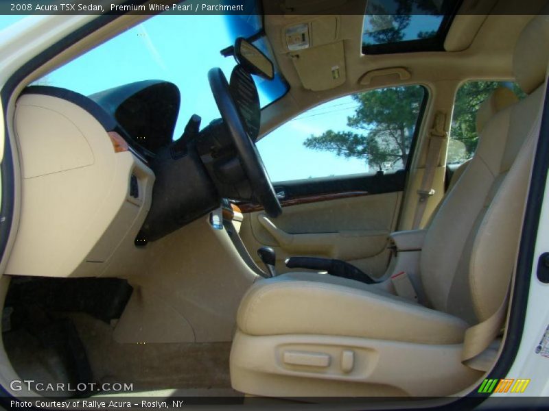 Premium White Pearl / Parchment 2008 Acura TSX Sedan
