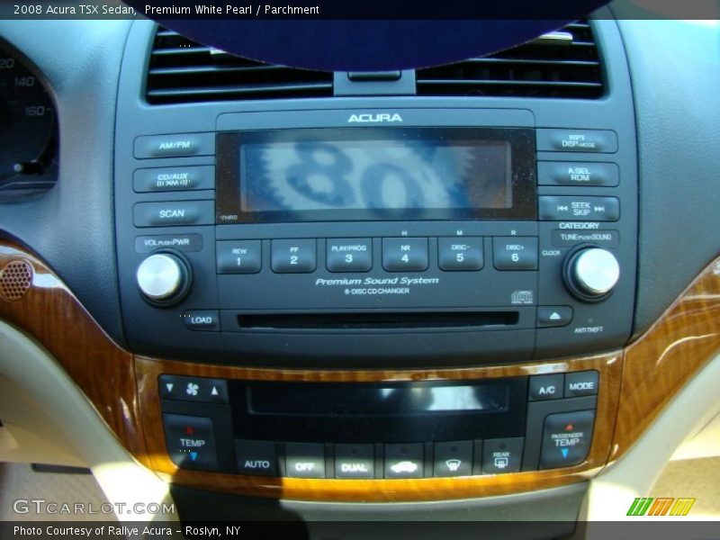 Premium White Pearl / Parchment 2008 Acura TSX Sedan
