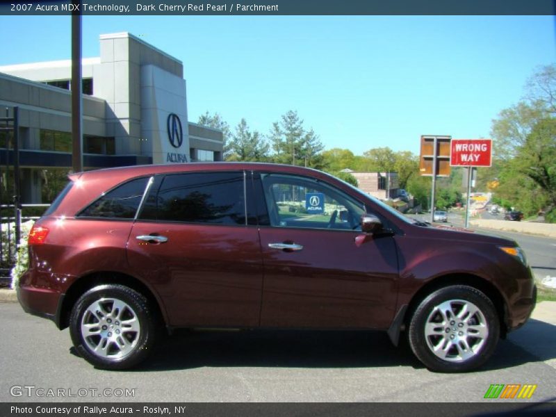 Dark Cherry Red Pearl / Parchment 2007 Acura MDX Technology