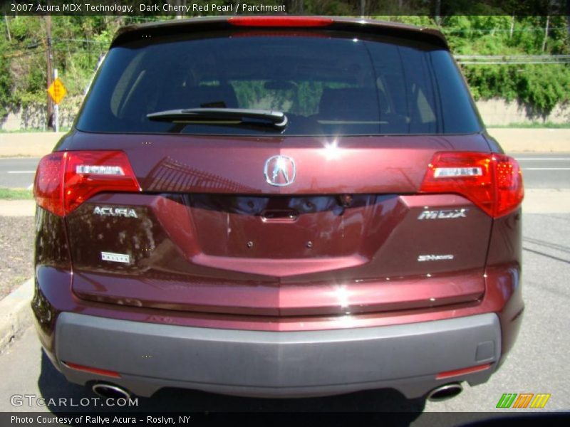 Dark Cherry Red Pearl / Parchment 2007 Acura MDX Technology