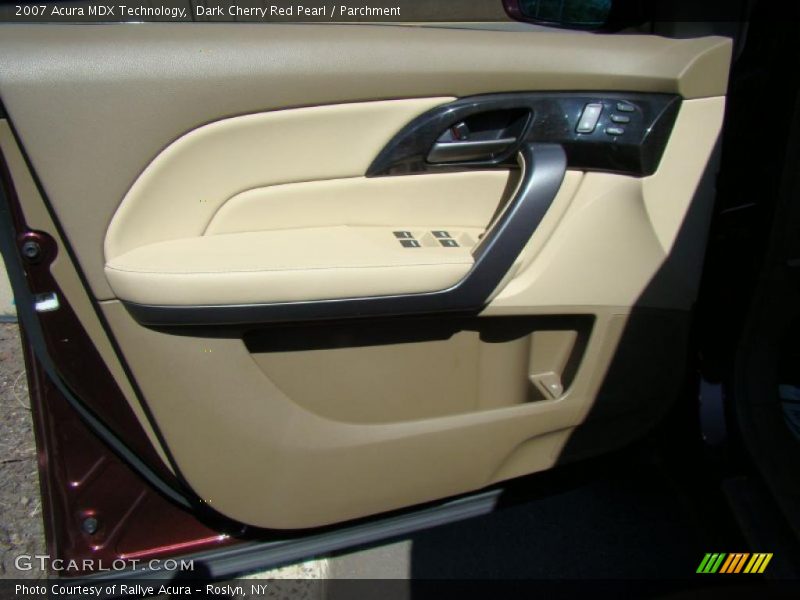 Dark Cherry Red Pearl / Parchment 2007 Acura MDX Technology