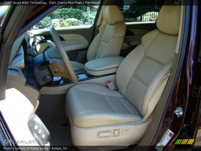 Dark Cherry Red Pearl / Parchment 2007 Acura MDX Technology