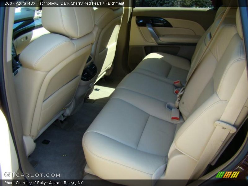 Dark Cherry Red Pearl / Parchment 2007 Acura MDX Technology