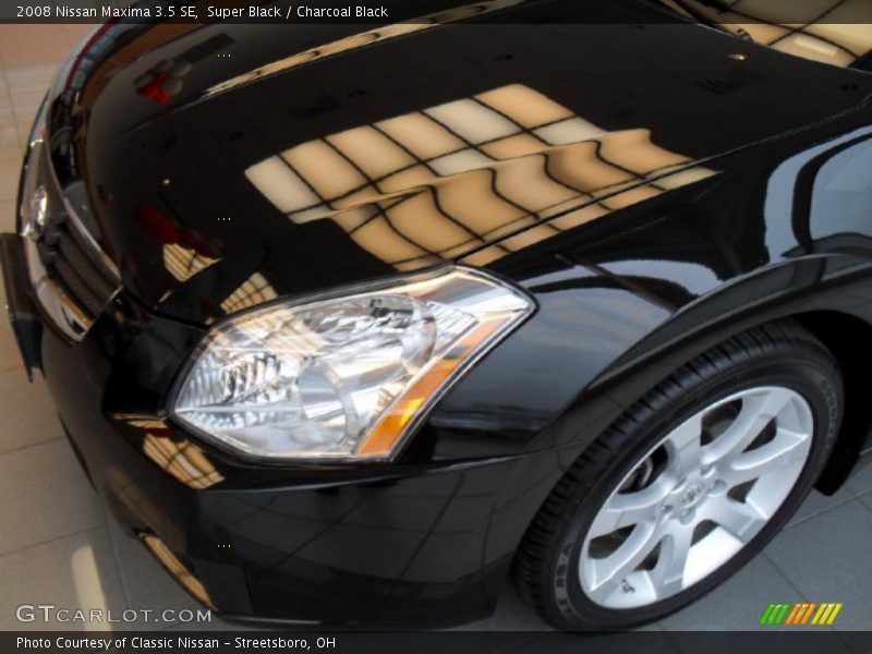 Super Black / Charcoal Black 2008 Nissan Maxima 3.5 SE