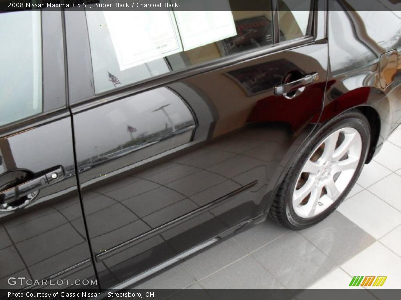 Super Black / Charcoal Black 2008 Nissan Maxima 3.5 SE