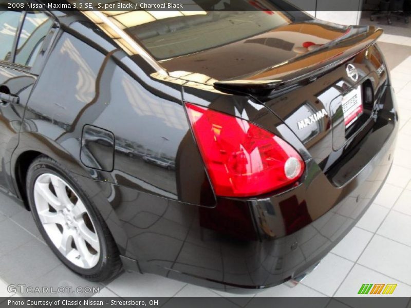 Super Black / Charcoal Black 2008 Nissan Maxima 3.5 SE
