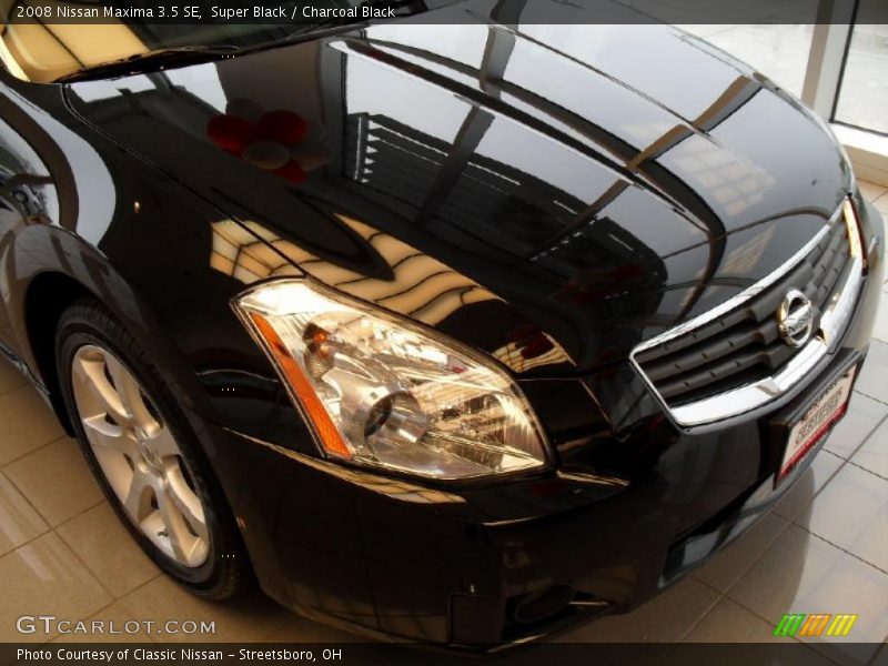 Super Black / Charcoal Black 2008 Nissan Maxima 3.5 SE