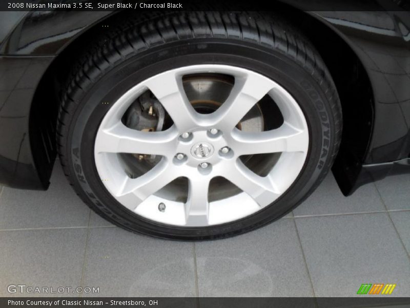 Super Black / Charcoal Black 2008 Nissan Maxima 3.5 SE