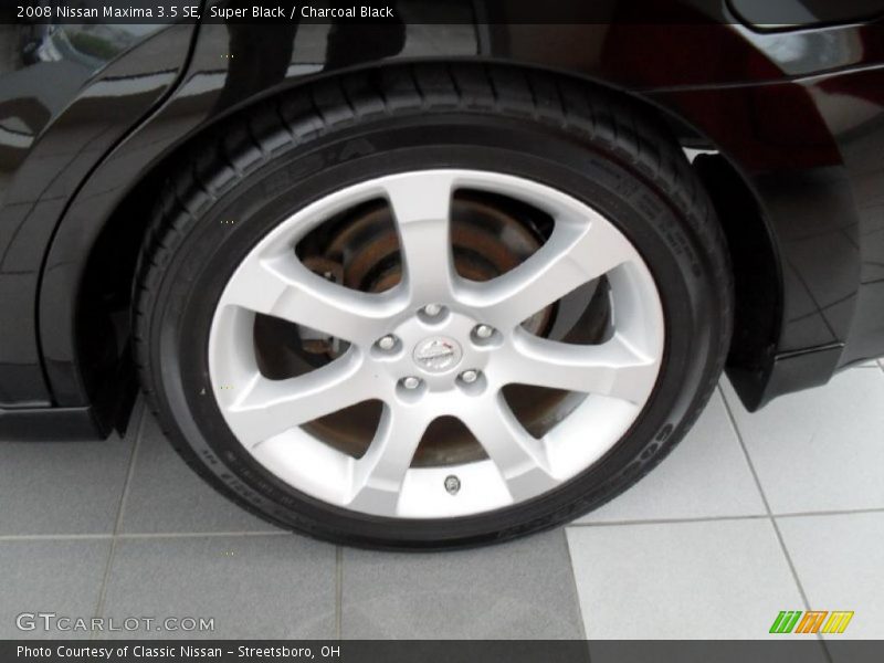 Super Black / Charcoal Black 2008 Nissan Maxima 3.5 SE