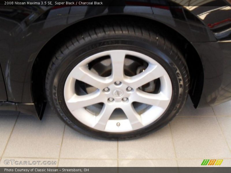 Super Black / Charcoal Black 2008 Nissan Maxima 3.5 SE
