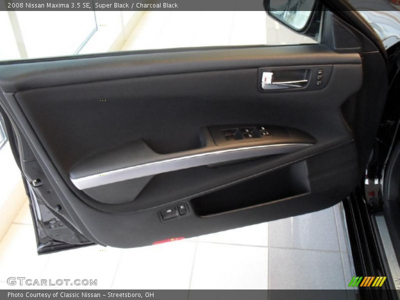 Super Black / Charcoal Black 2008 Nissan Maxima 3.5 SE
