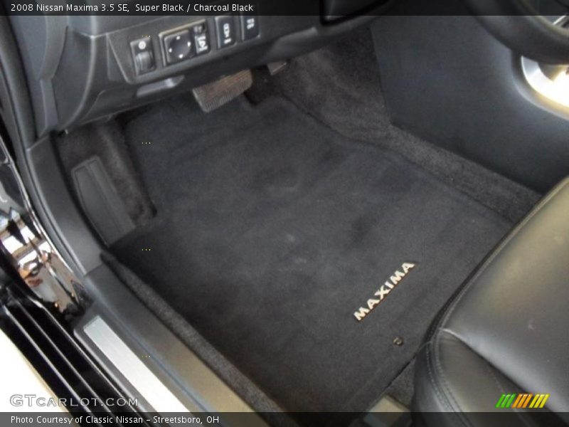 Super Black / Charcoal Black 2008 Nissan Maxima 3.5 SE