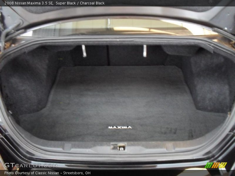 Super Black / Charcoal Black 2008 Nissan Maxima 3.5 SE