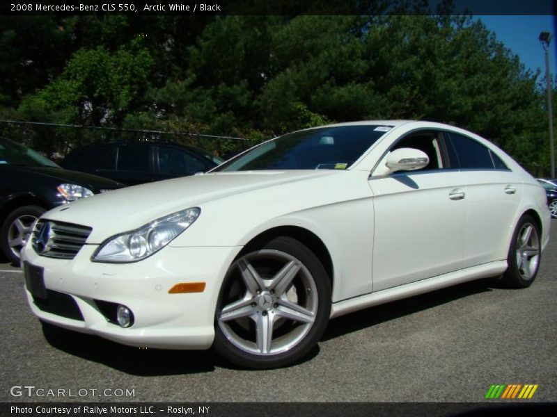 Arctic White / Black 2008 Mercedes-Benz CLS 550