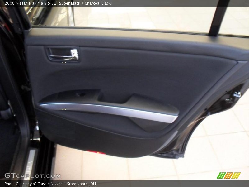 Super Black / Charcoal Black 2008 Nissan Maxima 3.5 SE