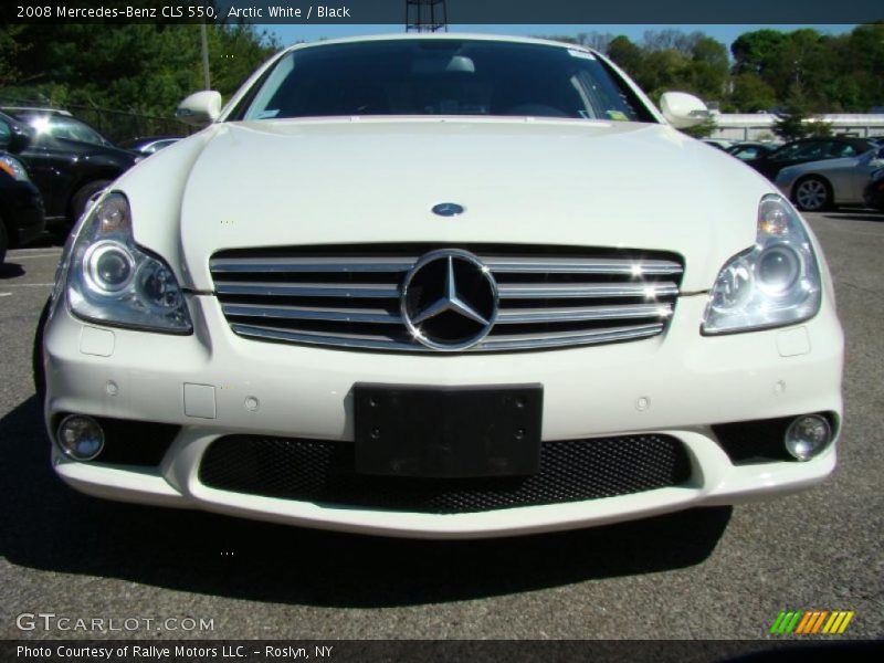 Arctic White / Black 2008 Mercedes-Benz CLS 550