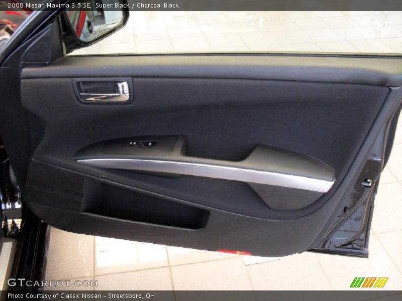 Super Black / Charcoal Black 2008 Nissan Maxima 3.5 SE