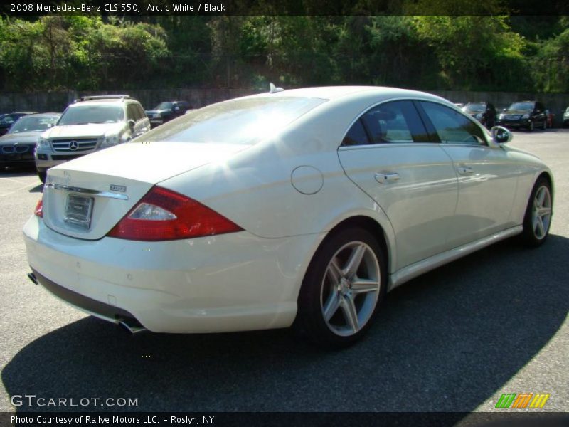Arctic White / Black 2008 Mercedes-Benz CLS 550