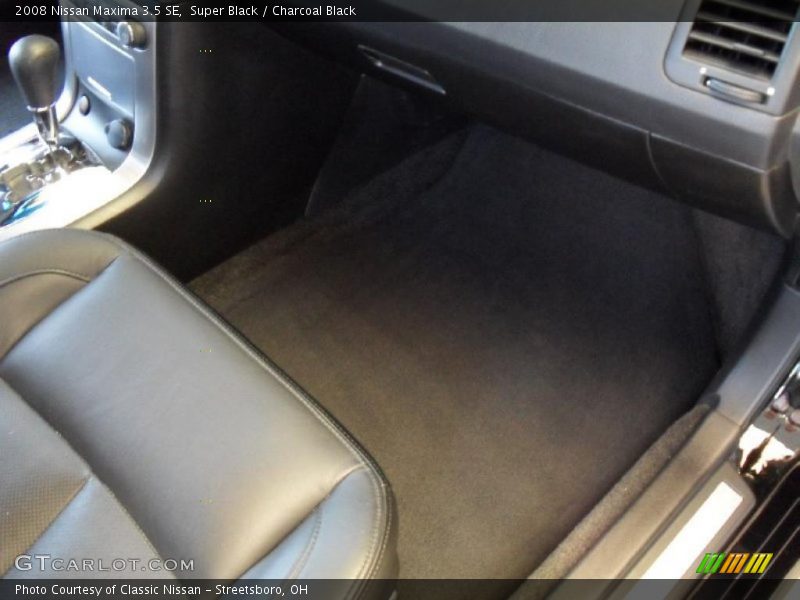 Super Black / Charcoal Black 2008 Nissan Maxima 3.5 SE
