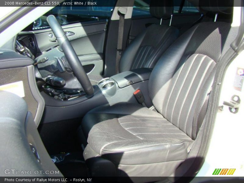 Arctic White / Black 2008 Mercedes-Benz CLS 550