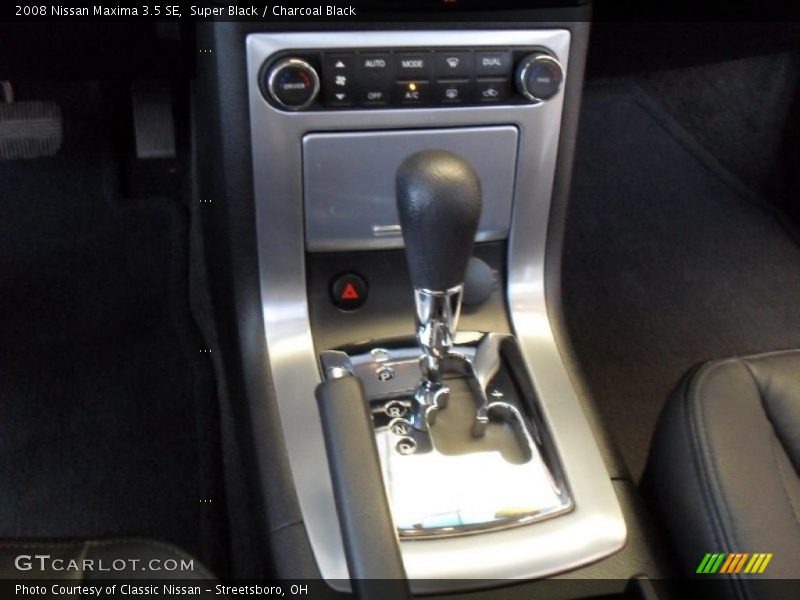 Super Black / Charcoal Black 2008 Nissan Maxima 3.5 SE