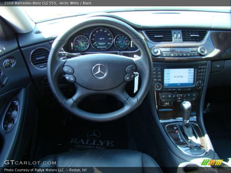 Arctic White / Black 2008 Mercedes-Benz CLS 550