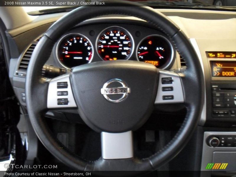 Super Black / Charcoal Black 2008 Nissan Maxima 3.5 SE