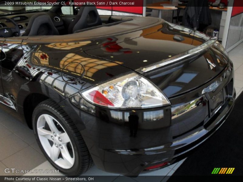 Kalapana Black Satin / Dark Charcoal 2009 Mitsubishi Eclipse Spyder GS