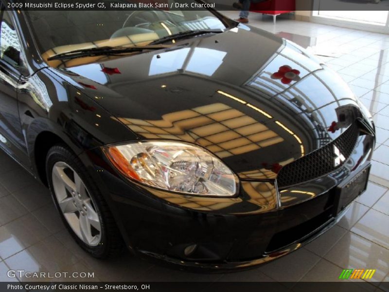 Kalapana Black Satin / Dark Charcoal 2009 Mitsubishi Eclipse Spyder GS