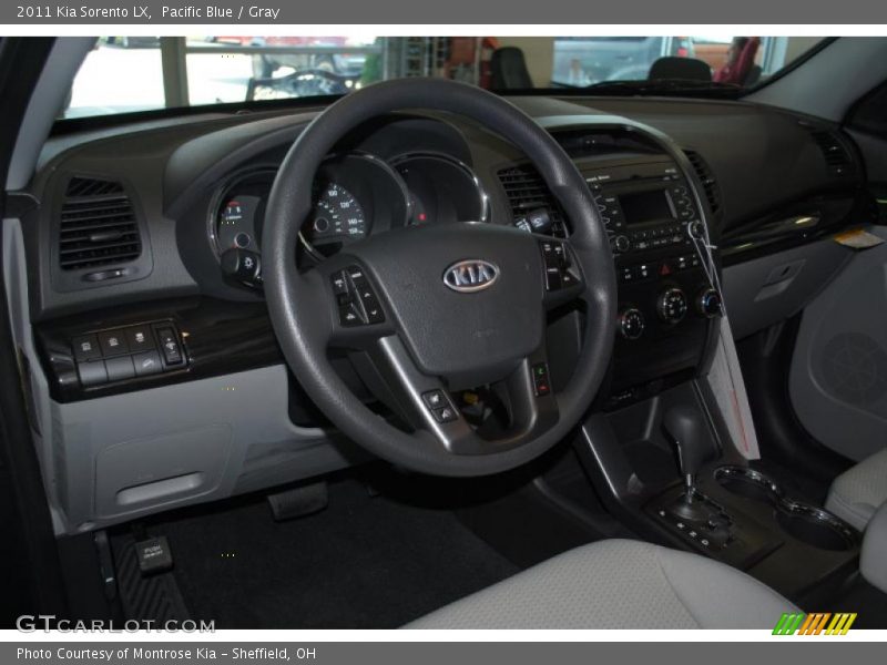 Pacific Blue / Gray 2011 Kia Sorento LX